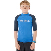 Junior Shock UPF Short Sleeve Rash Vest